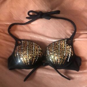 Victoria’s Secret Sequin Push-Up Bikini Top 32A